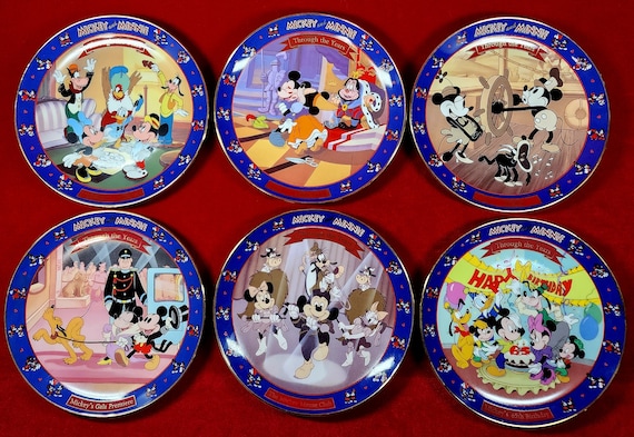 Walt Disney Mickey and Minnie Through the Years Series Plate