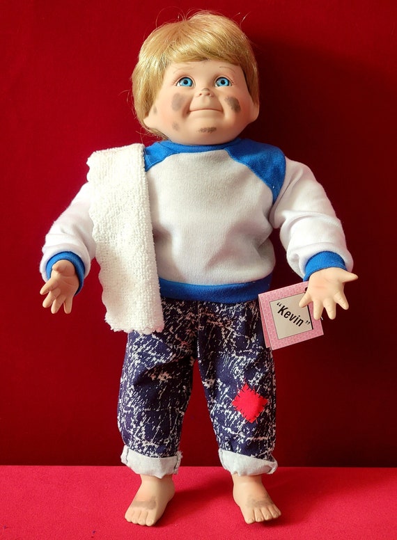 Porcelain Boy Doll Kevin dalla collezione Ashton Drake Galleries Too Much to Handle prodotta nel 1993 RETIRED Super Cute Etsy Italia