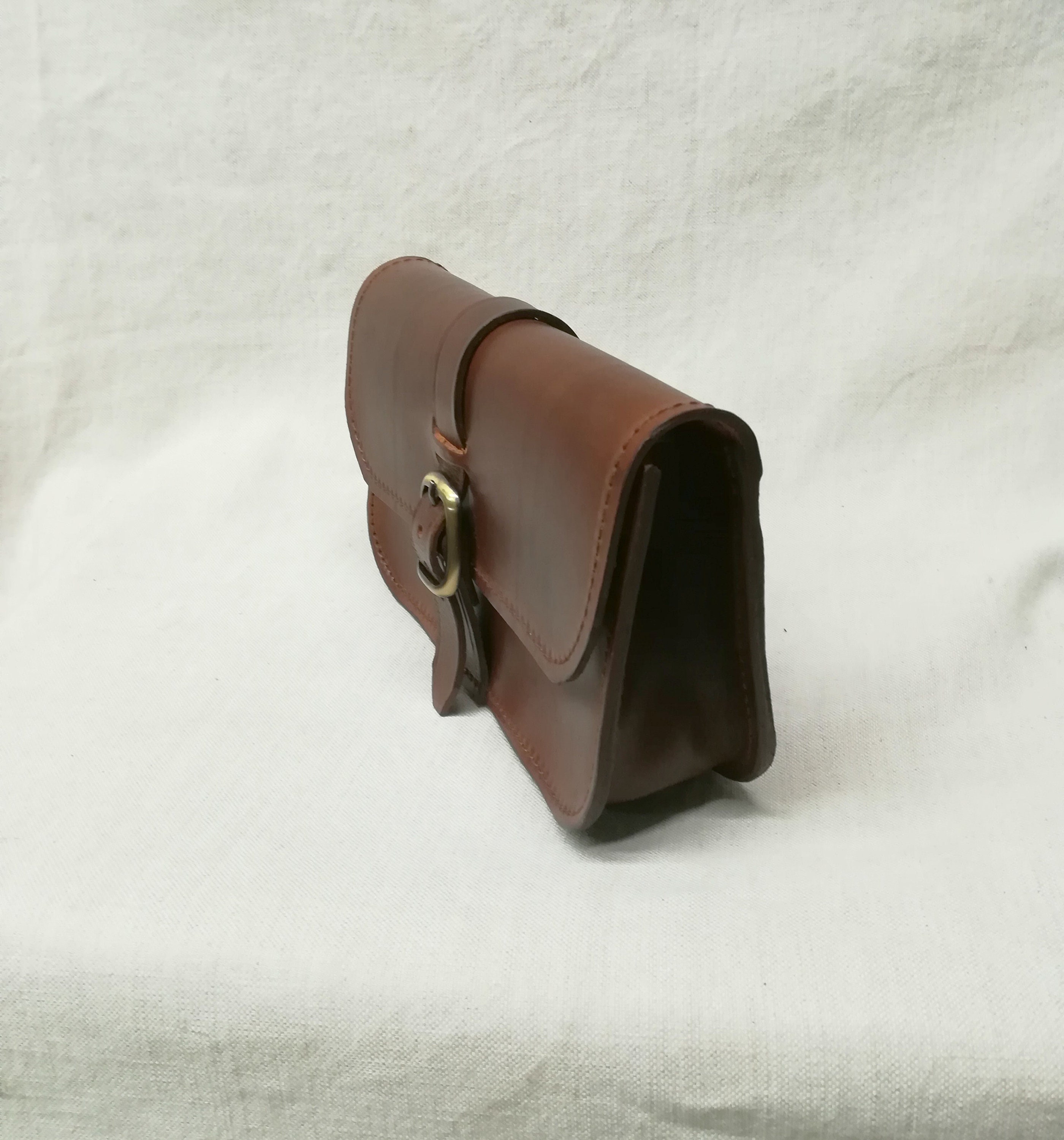Ceinture en cuir artisanal - Pochette pour ceinture - Skin Project