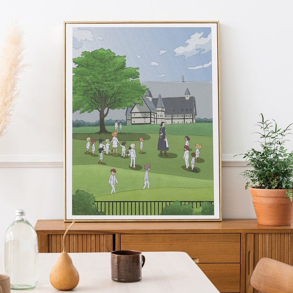 Aesthetic Promised Neverland Anime Print