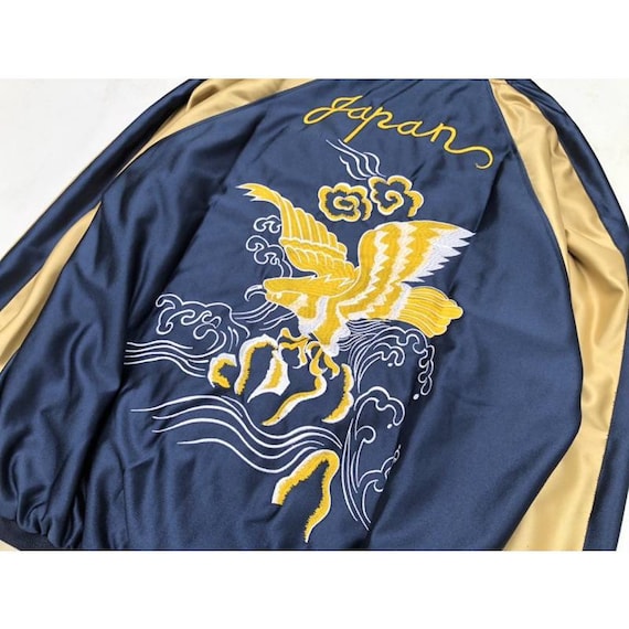 Buy Sukajan Japan Birds Varsity Jacket - Japanese Streetwear