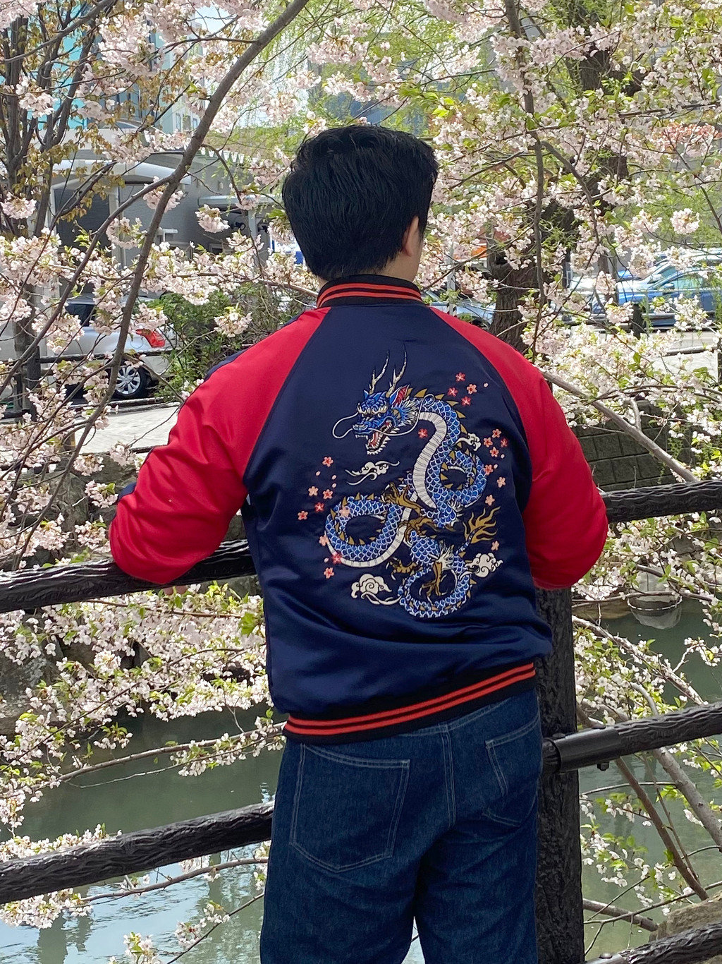 Dragon Varsity Jacket - Sukajan - Japanese Street Style