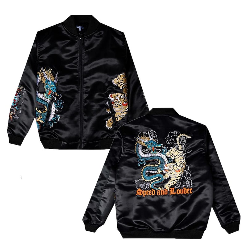 Jacket With Dragon - Etsy