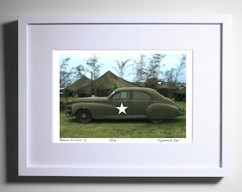 Photo "Command Car", Avail Framed & matted, - limited edition of 40 - outside dimensions 16x20 inches, - image approx 10x15 inches