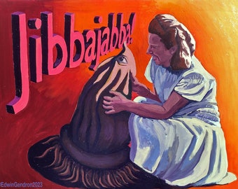 Jibbajabba! Original oil painting