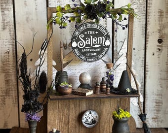 Apothecary Bundle, 11” Roadside Stand, Interchangeable, Magnetic, Seasonal, Shelf Display, Tiered Tray Decor