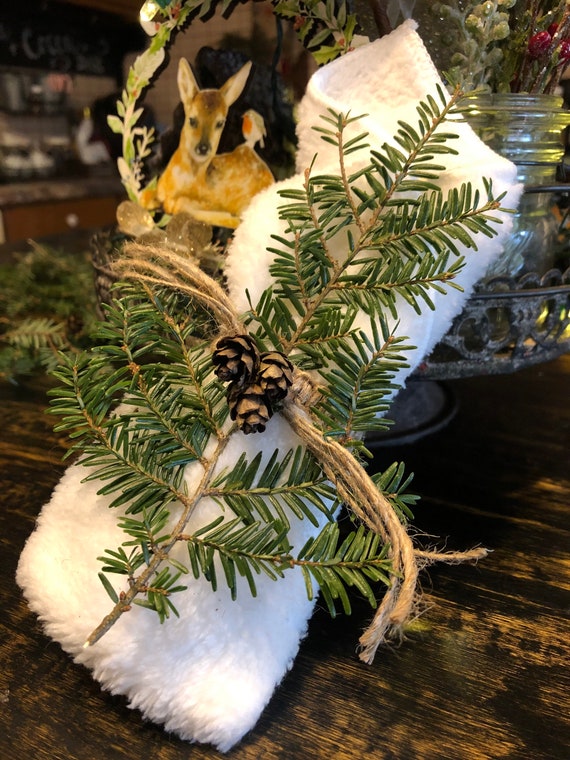 Evergreen napkin rings discount