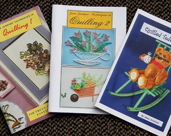 Jane Jenkins' LEARN QUILLING TECHNIQUES three book set