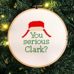 Christmas Vacation You Serious Clark Cross Stitch Pattern