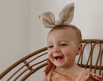 Bunny Ears Headband, Bunny Ears, Bunny Ears For Baby, Easter Headband, Baby Girl Easter Outfit, Easter Headband Baby, Bunny Bonnet