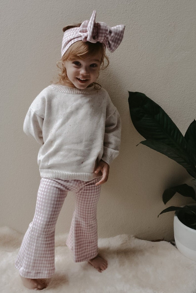 Gingham Flare Pants, Flare Pants, Flare Leggings, Flared Leggings ...