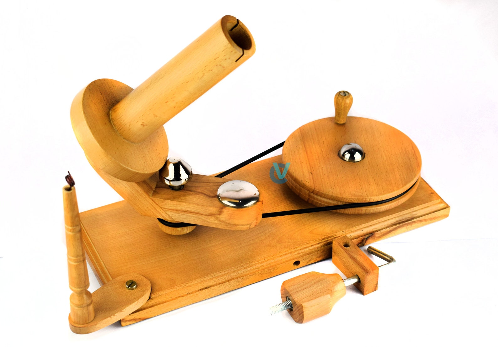 Wooden Yarn Ball Winder Hand Operated Yarn Winder for Knitting Etsy