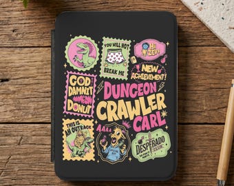 Dungeon Crawler Carl Kindle Cover 6,8" 11. generacja, gadżety DCC, etui na e-booka dla miłośników książek, mól książkowy, prezent dla czytelnika, prezent dla miłośnika książek, DCC