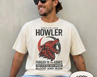 Regalo para amantes de la ciencia ficción Comfort Colors Howler Legion Red Rising con temática de Darrow Sevro Bookish Merchandising Camiseta para amantes de los libros Regalo para amantes de los libros