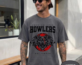 Camiseta temática Red Rising de The Howlers Legion Comfort Colors para amantes de la ciencia ficción. Regalo para él o para ella.