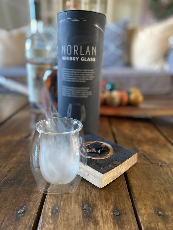 Smoking Tray for Norlan Whisky Glass With Smoking Chips glass NOT Included  