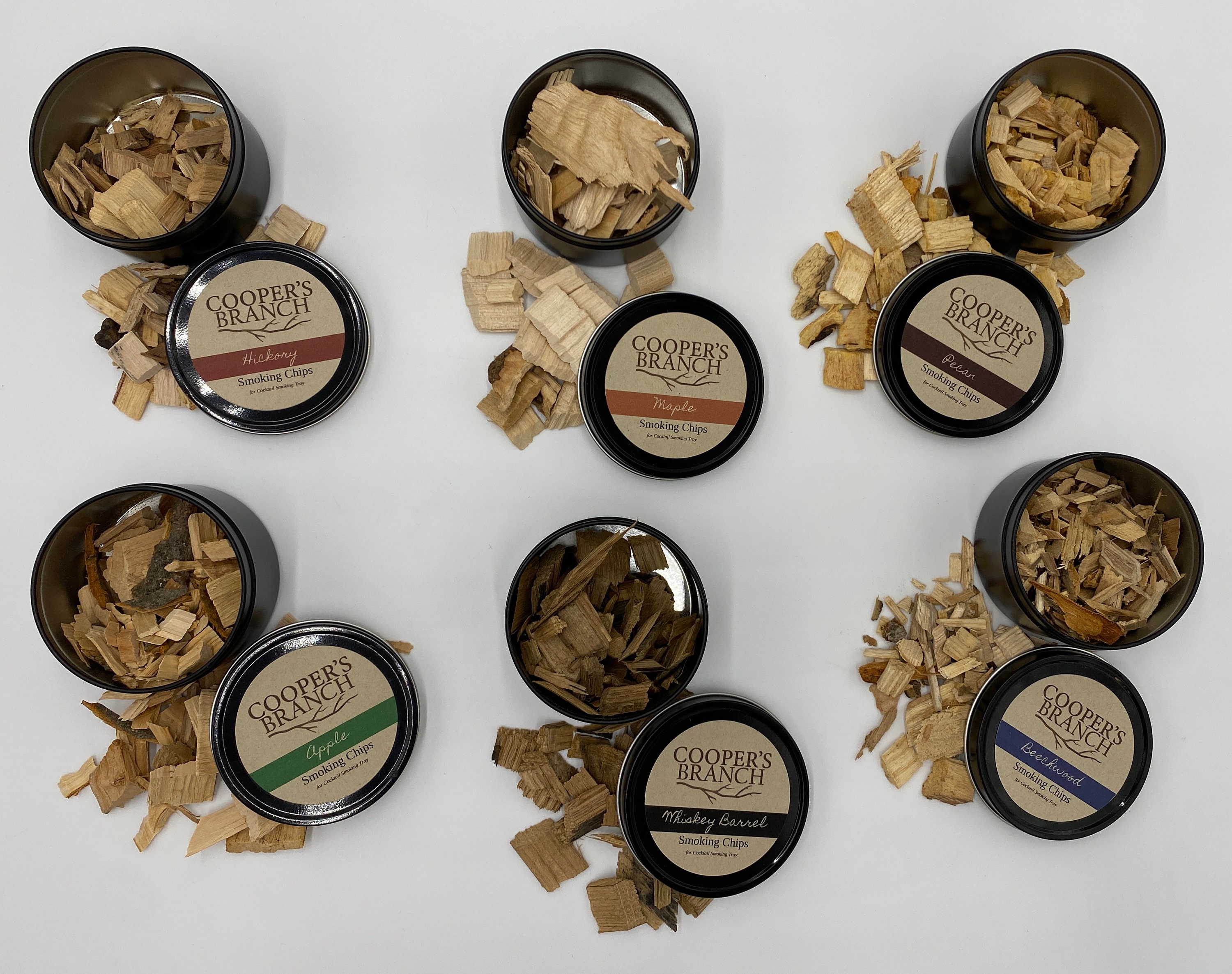 Cocktail Kit Smoking Chips For Use With Barrel Stave Smoking Tray