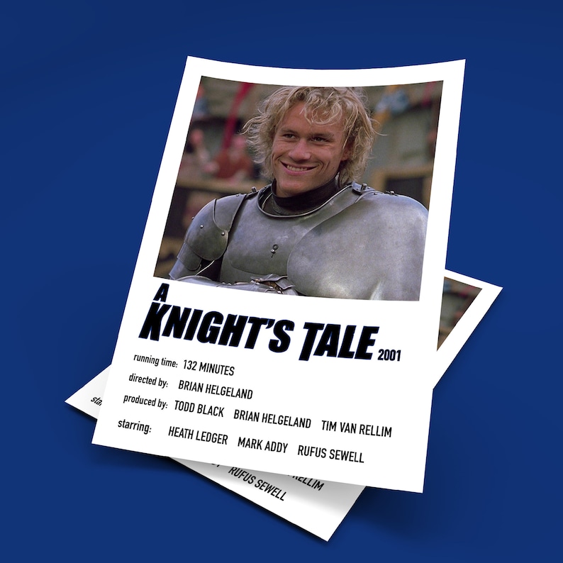 A3, A4 A Knight/'s Tale Movie Poster