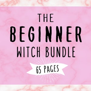 Beginner Witch Grimoire Bundle,  Grimoire Pages, Grimoire Starter Kit, Grimoire Printables, Baby Witch, Book of Shadows, Grimoire Ideas