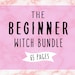 Beginner Witch Grimoire Bundle, Grimoire Pages, Grimoire Starter Kit, Grimoire Printables, Witch Printables, Book of Shadows Printables