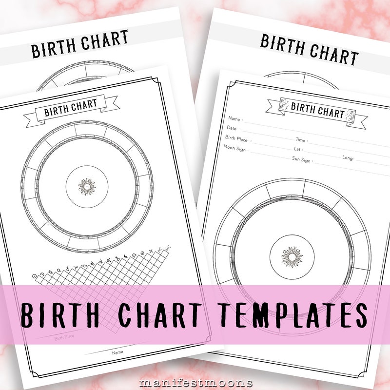 Natal Chart Print - Etsy
