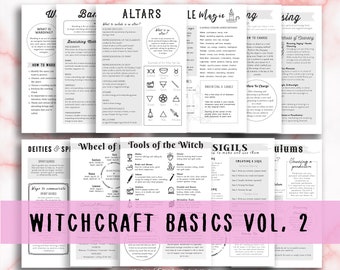 Basics of Astrology Grimoire Pages Grimoire Printables | Etsy