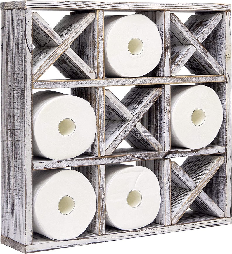 Tic Tac Toe Toilet Paper Shelf Etsy