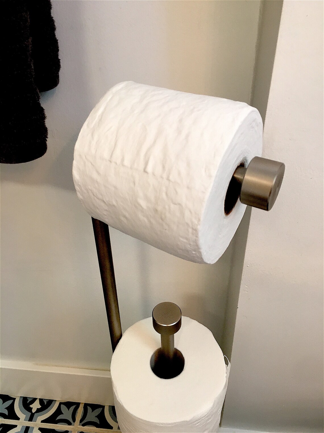 Fake Toilet Paper Roll looks real Doorstop art Oneofakind Etsy