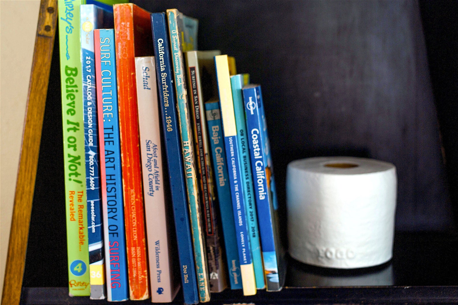 Fake Toilet Paper Roll looks real Doorstop art Oneofakind Etsy