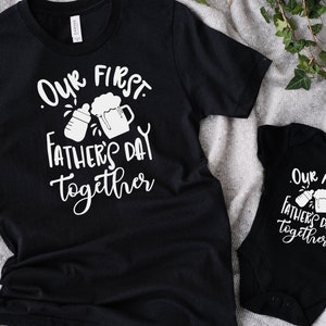 First Fathers Day Matching Shirts, Fathers Day Gift for New Dad, Dad and Me Matching Shirts, Fathers Day,Matching Dad and Baby Shirt