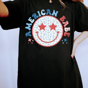 American Babe, July Fourth Shirt, Shirt for Women July Fourth, Comfort Colors, Vintage July Fourth Shirt, Distressed Shirt