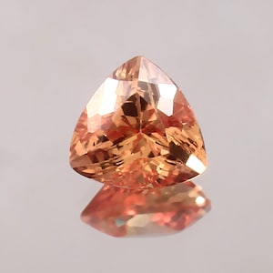AAA Flawless Peach Ceylon Padparadscha Sapphire Loose Trillion Gemstone Cut,  Fine Quality Sapphire Ring &0 Jewelry Making Cut 9x9 MM