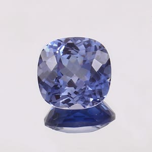AAA Flawless Ceylon Blue Sapphire Loose Cushion Gemstone Cut, Breathtaking Quality Sapphire Ring & Jewelry Making Gemstone 12x12  MM
