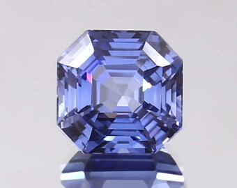 Saphir Naturel De Ceylan 8,25 Carats - Forme Poire, Bleu Pastel, Taillé - Pour Joaillerie