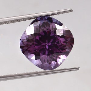 Alexandrita brasileira AAA impecável, corte solto, anel de alexandrita de 13,50 mm e joia da moda, corte de pedra preciosa de 14,65 ct
