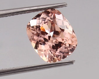 AAA Grade 11x9 MM Flawless Peach Ceylon Padparadscha Sapphire Loose Cushion Gemstone Cut, Top Quality Sapphire Jewelry & Ring Making Cut