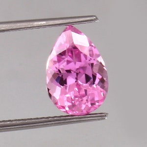 AAA Flawless Ceylon Pink Sapphire Loose Pear Gemstone Cut, Loose Sapphire Gemstone Top Grade Quality Jewelry Making Tools&Ring Raw 4.50 Ct