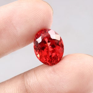 AAA 12x10 MM Flawless Ceylon Padparadscha Sapphire Loose Oval Gemstone Cut, Top Fine Quality Sapphire Ring And High Jewelry Making Gemstone
