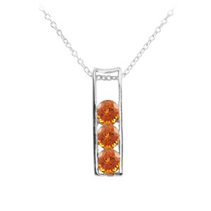 AAA 6x6 MM Flawless Ceylon Padparadscha Sapphire Round Charm Pendant, Sapphire Round Gemstone Cut, Pendant For Her Birthday Day,