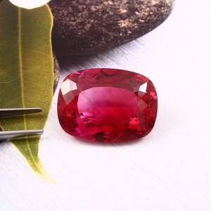 AAA Grade 29x21 MM Flawless Mozambique Red Ruby Cushion Loose Gemstone Cut, 65.00 CT Nice Luster Quality Ruby Ring And Jewelry Making Cut