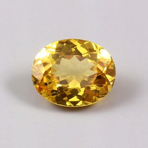 AAA Flawless Ceylon Yellow Sapphire Loose Oval Gemstone Cut, Fine Top Quality Sapphire Oval Jewelry & Ring Making Gemstone Cut 12.00 CT