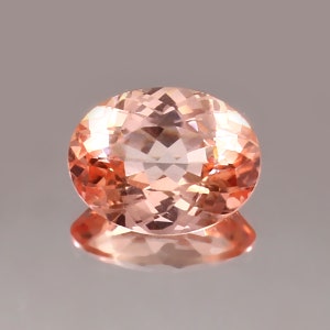 AAA 13x10 mm Flawless Madagascar Morganite Oval / Excellent Loose Gemstone Cut / Top Quality Morganite Ring & Jewelry Making Gemstone Cut