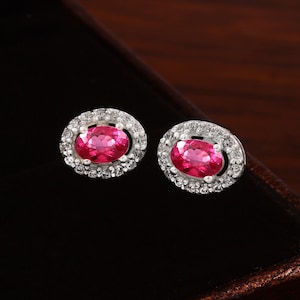 Ceylan irréprochable saphir rose taille ovale, pierres précieuses, pendentifs en argent faits à la main, cadeau de la Saint-Valentin en argent sterling 925 6 x 4 mm