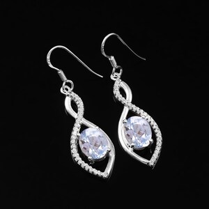 Natural Brazilian Aquamarine Oval Cut Gemstone Stud Earrings, Handmade Silver Dangles, 925 Sterling Silver Dangle Stud,Gift for her 10x8 MM