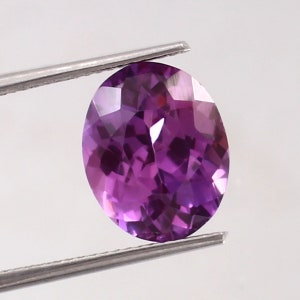 AAA Flawless Purple Pink Ceylon Sapphire Oval Loose Gemstone Cut, Fine Quality Sapphire Ring & Jewelry Making Gemstone Cut 12 x 10 MM