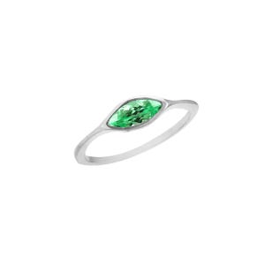 Ceylon Green Parti Sapphire Marquise Gemstone Ring Statement Ring Bridal Ring Wedding Ring Engagement Ring 925 Sterling Silver Ring 8x4 MM