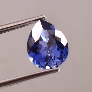 AAA Flawless Ceylon Blue Sapphire Loose Pear Gemstone Cut, 3.10 Ct Fine Quality Sapphire Excellent High Jewelry Making Gemstone Cut 10x8 MM