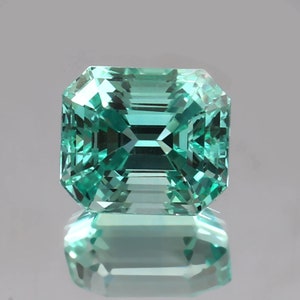 AAA 13x11 MM Grade Flawless Ceylon Blue Green Parti Sapphire Radiant Cut Loose Gemstone, Excellent Top Quality For Ring & Jewelry Making Cut
