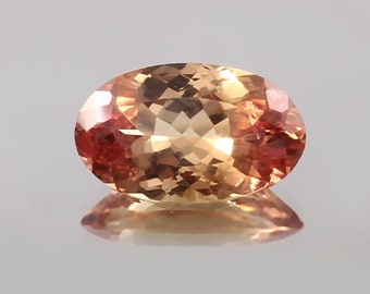 AAA 15x9 MM Flawless Peach Bicolor Ceylon Padparadscha Sapphire Loose Oval Gemstone Cut, Fine Quality Sapphire Ring And Jewelry Making Cut