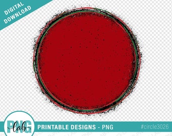 Christmas Circle Frame PNG Printable Plaid PNG Background Design / Plaid Circle PNG / Background ...
